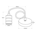 Retro/Vintage pendant lamp - E27 - 5 colours