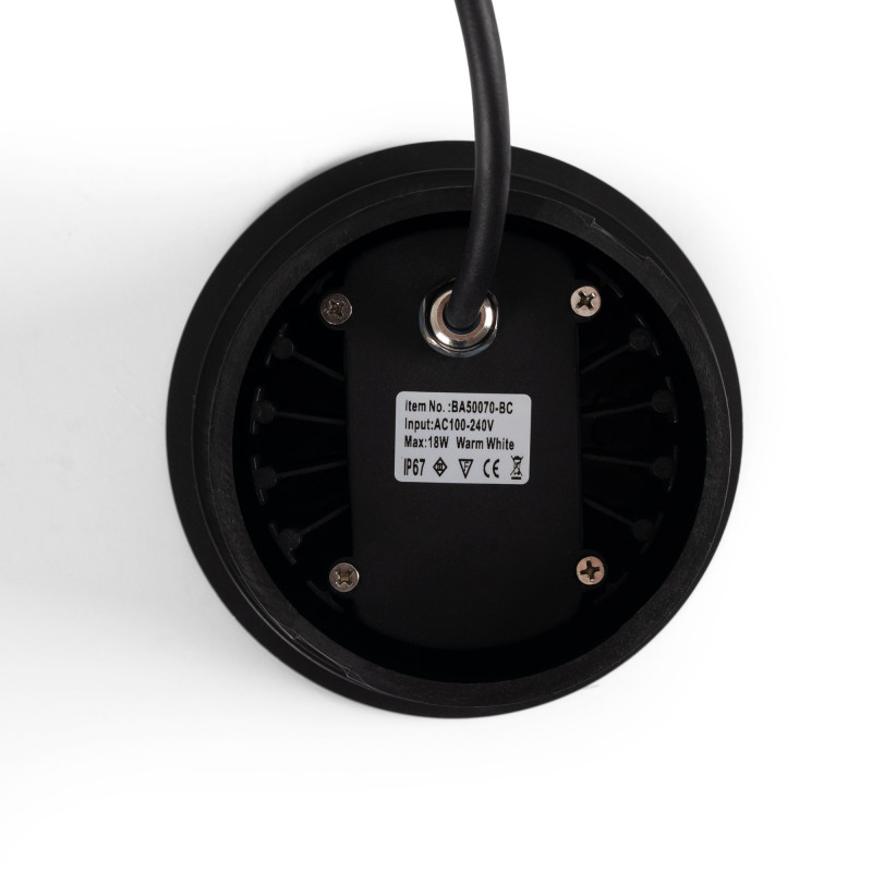 Outdoor LED Step light - 18W - 100-240V - IP67 - Ø15cm - 30º