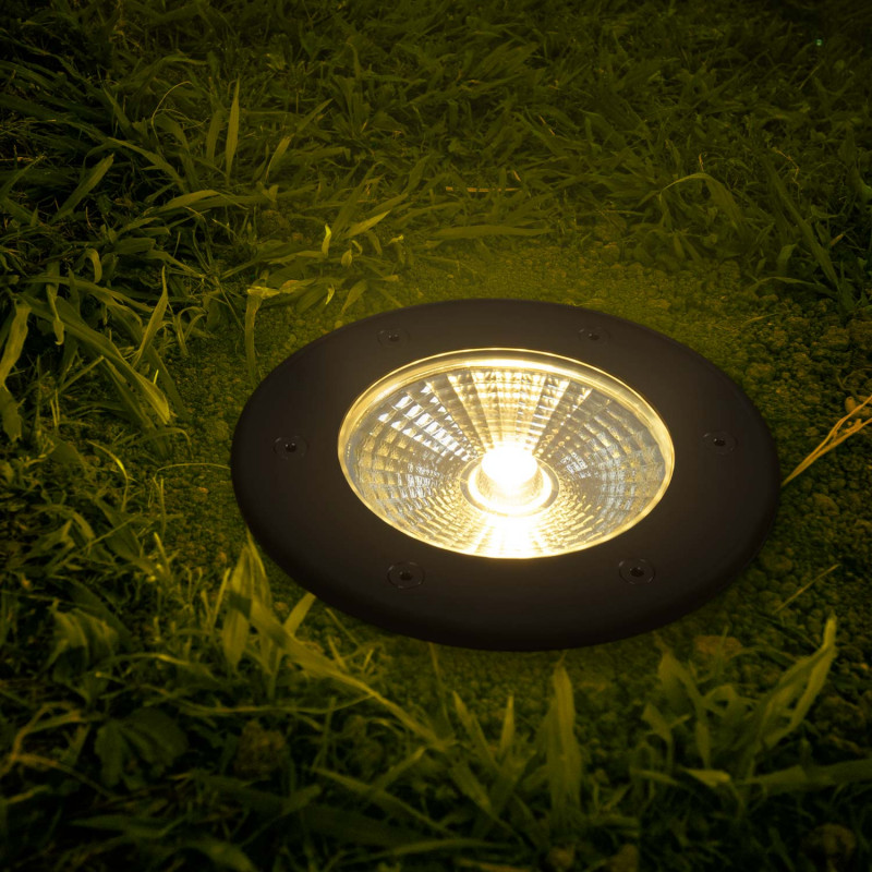 Outdoor RGB LED Step Light - 18W - 12V DC - IP67 - Ø15cm - 30º