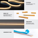 Single color COB LED Strip - 24V DC - FREE CUT - 11W/m - 8mm - IP20 - 5-meters-roll
