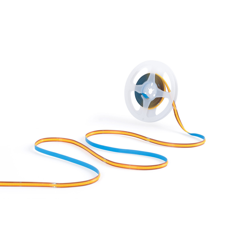 Single color COB LED Strip - 24V DC - FREE CUT - 11W/m - 8mm - IP20 - 5-meters-roll