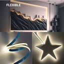 Single color COB LED Strip - 24V DC - FREE CUT - 11W/m - 8mm - IP20 - 5-meters-roll