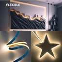Single color COB LED Strip - 24V DC - FREE CUT - 11W/m - 8mm - IP20 - 5-meters-roll