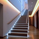 COB Single colour LED Strip - 24V DC - Side emission - 9W/m - 8mm - IP20 - 3cm cut - 5 metres roll