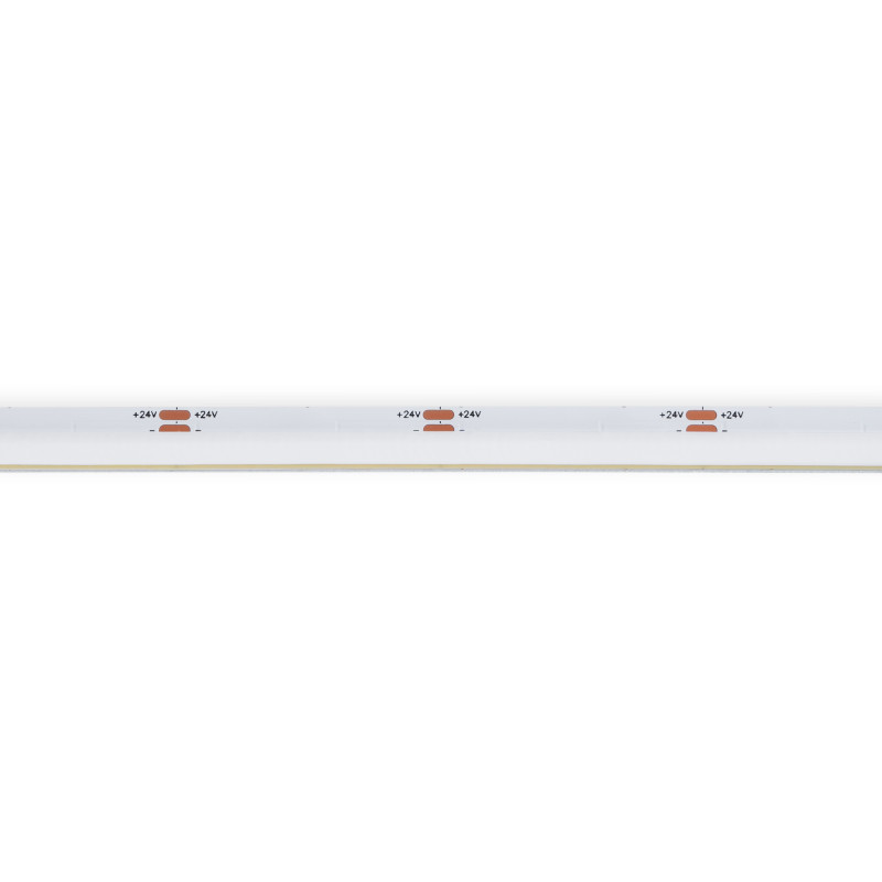 COB Single colour LED Strip - 24V DC - Side emission - 9W/m - 8mm - IP20 - 3cm cut - 5 metres roll