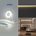 COB Single colour LED Strip - 24V DC - Side emission - 9W/m - 8mm - IP20 - 3cm cut - 5 metres roll