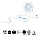 COB Single colour LED Strip - 24V DC - Side emission - 9W/m - 8mm - IP20 - 3cm cut - 5 metres roll