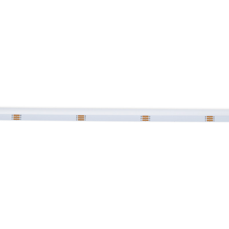 COB RGB LED Strip - 24V DC - Side emission - 12W/m - 10mm - IP20 - 5cm cut - 5 metres roll
