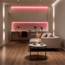 COB RGB LED Strip - 24V DC - Side emission - 12W/m - 10mm - IP20 - 5cm cut - 5 metres roll