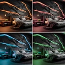 COB RGB Smart LED Strip - 24V DC - Side emission - 12W/m - 10mm - IP20 - 5 metres roll
