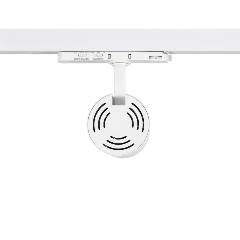 LED 3-phase track spotlight - Adjustable power: 30W/ 34W/ 38W - CCT - CRI 90