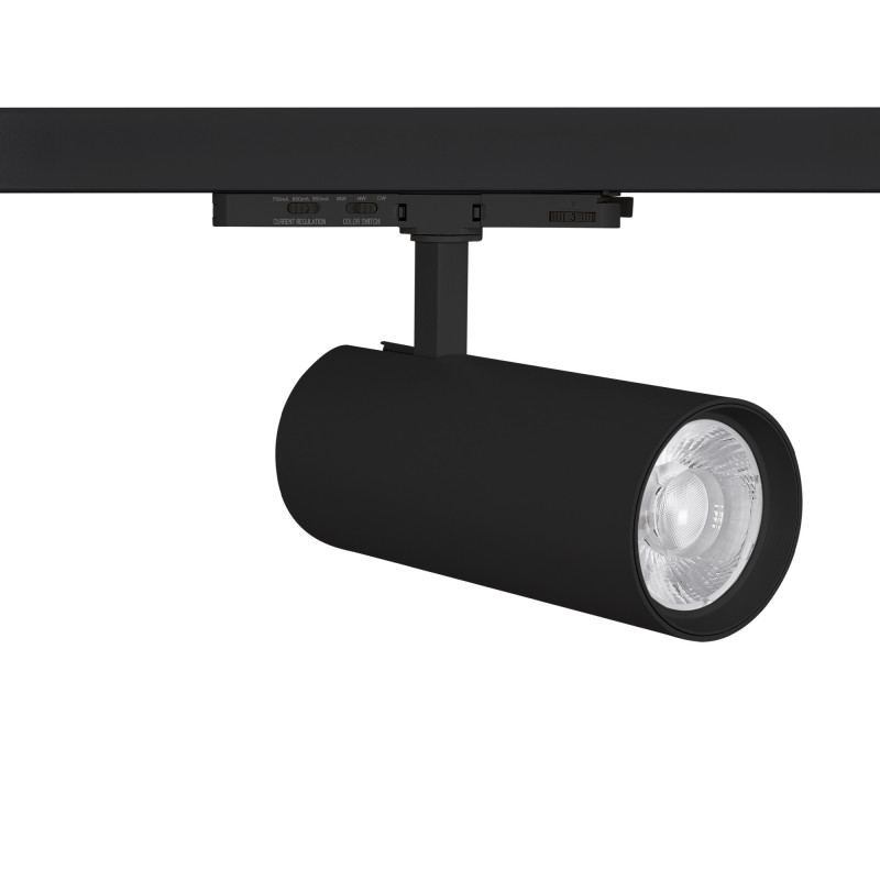 LED 3-phase track spotlight - Adjustable power: 30W/ 34W/ 38W - CCT - CRI 90