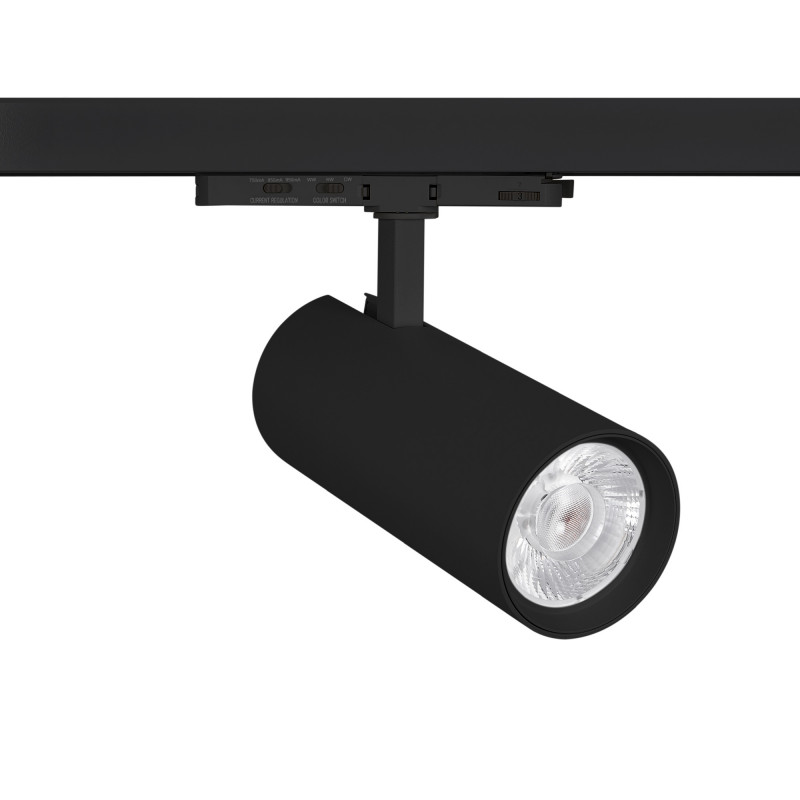 LED 3-phase track spotlight - Adjustable power: 30W/ 34W/ 38W - CCT - CRI 90