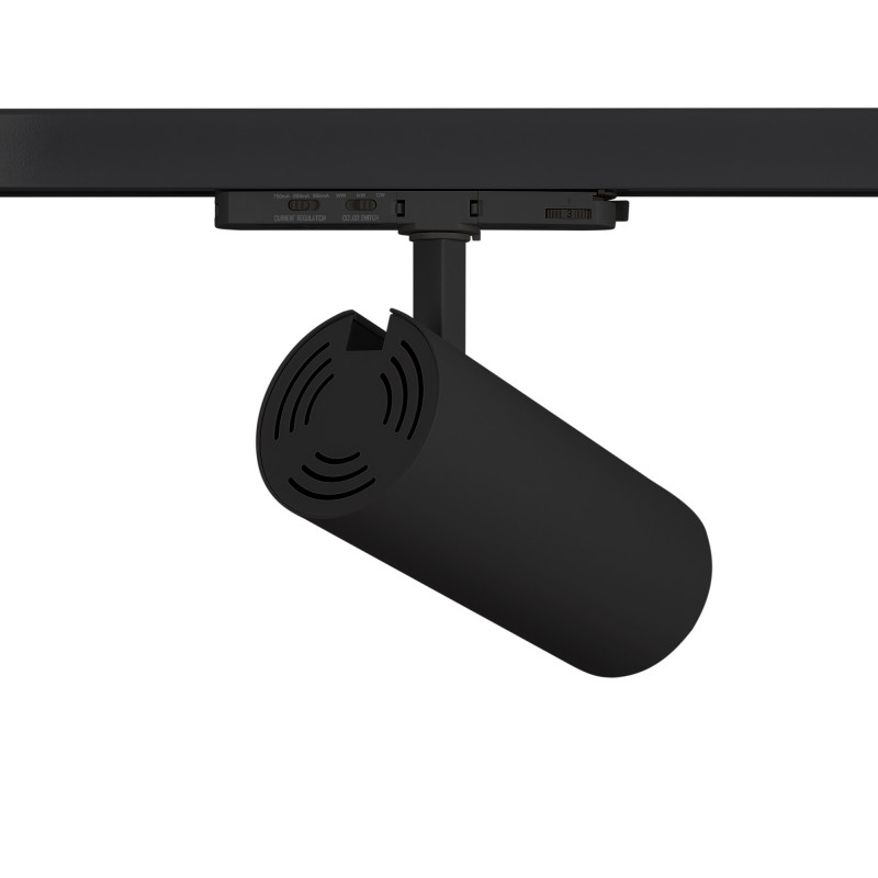 LED 3-phase track spotlight - Adjustable power: 30W/ 34W/ 38W - CCT - CRI 90