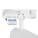 LED 3-phase track spotlight - Adjustable power: 30W/ 34W/ 38W - CCT - CRI 90