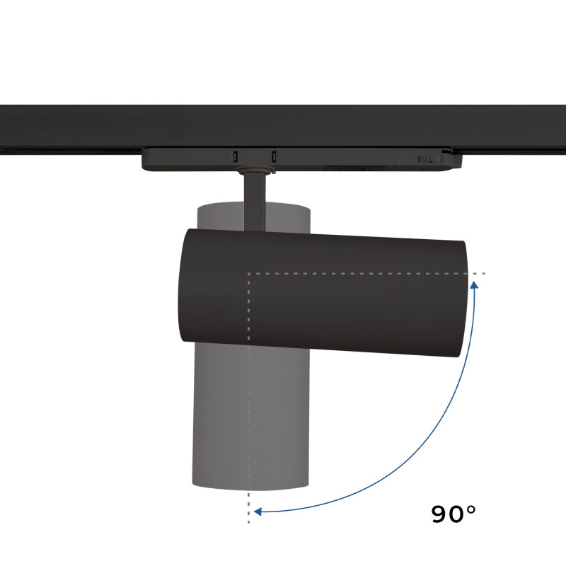 LED 3-phase track spotlight - 36W - CCT - TRIAC dimmable - CRI90 - 3300 lm