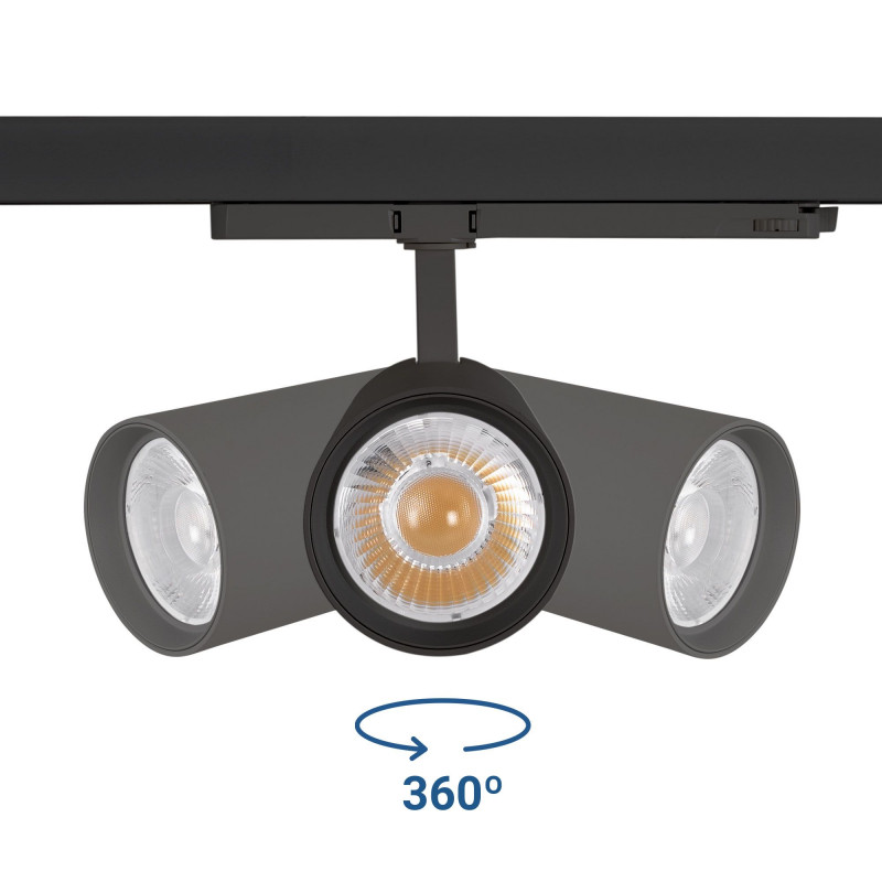 LED 3-phase track spotlight - 36W - CCT - TRIAC dimmable - CRI90 - 3300 lm