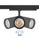 LED 3-phase track spotlight - 36W - CCT - TRIAC dimmable - CRI90 - 3300 lm