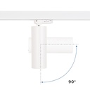 LED 3-phase track spotlight - 15W - CCT - CRI90 - 1350 lm
