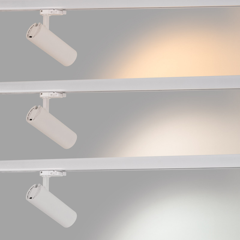 LED 3-phase track spotlight - 15W - CCT - CRI90 - 1350 lm