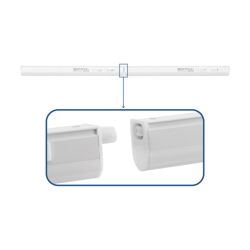 Under cabinet LED batten - T5 - 4W - CCT - 30 cm - Opal