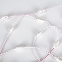 Single-color LED module for signage - 0.5W - 12V DC - IP66 - 170º