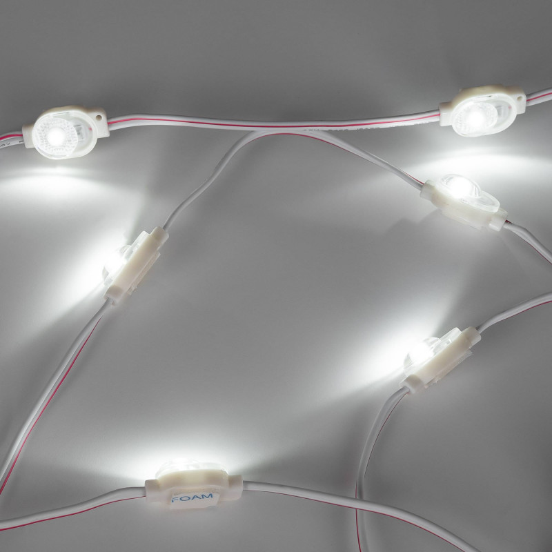 Single-color LED module for signage - 0.5W - 12V DC - IP66 - 170º
