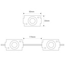 Single-color LED modules for signage - 3W - 12V - IP65 - 160º