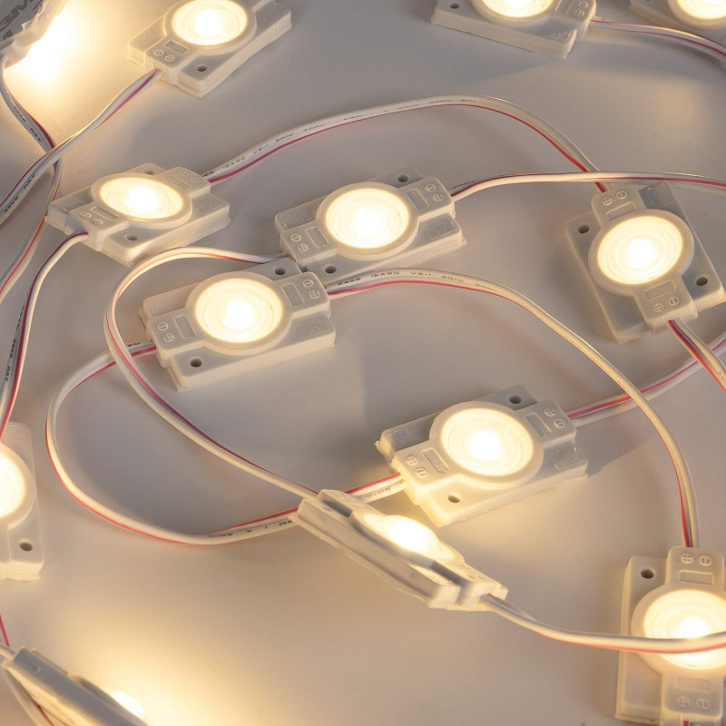 Single-color LED modules for signage - 1,5W - 12V - IP65 - 160º