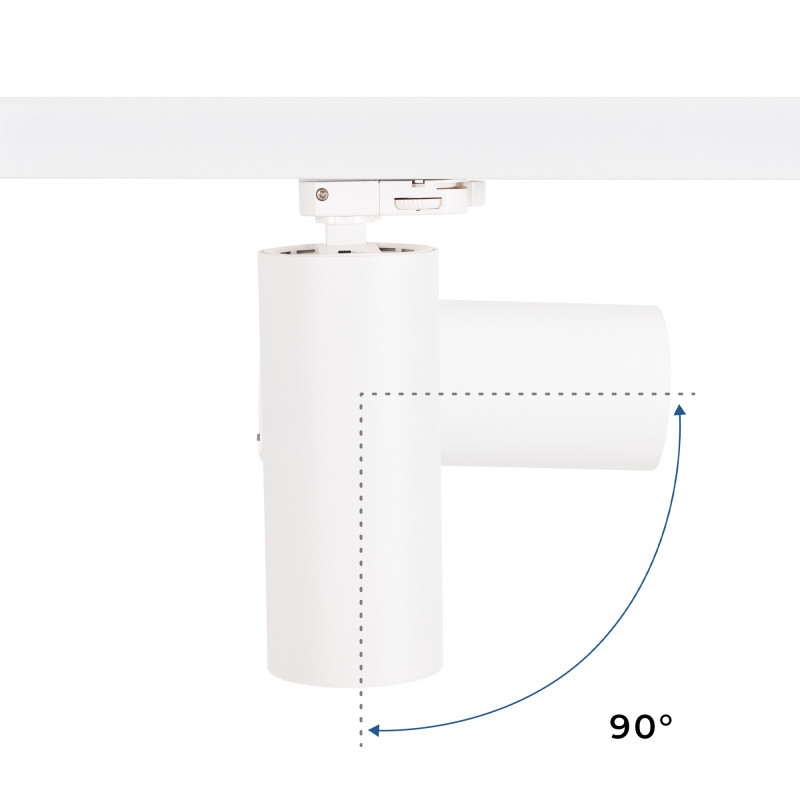 LED CCT 3-phase track spotlight - 20W - CCT - CRI90 - 1900 lm