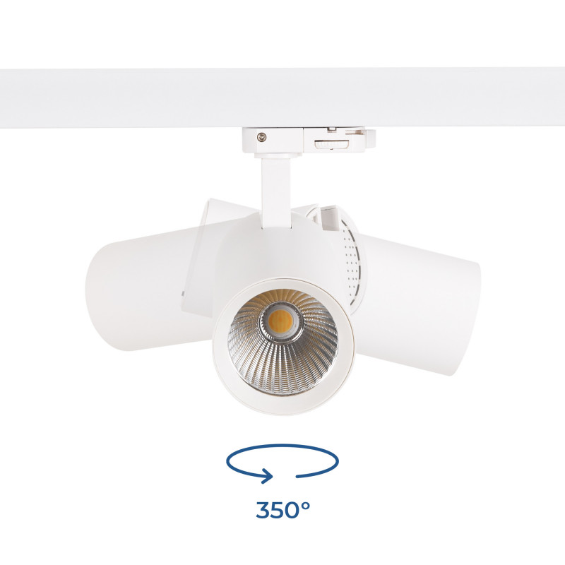 LED CCT 3-phase track spotlight - 20W - CCT - CRI90 - 1900 lm