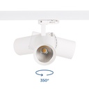 LED CCT 3-phase track spotlight - 20W - CCT - CRI90 - 1900 lm