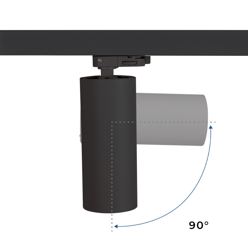 LED CCT 3-phase track spotlight - 20W - CCT - CRI90 - 1900 lm