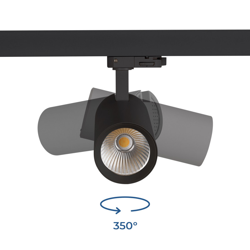 LED CCT 3-phase track spotlight - 20W - CCT - CRI90 - 1900 lm