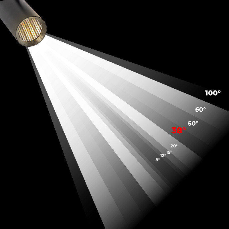 LED CCT 3-phase track spotlight - 20W - CCT - CRI90 - 1900 lm