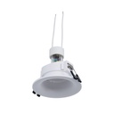 KIT - Recessed downlight ring Ø86mm (silver) + 5.4W GU10 Bulb + Socket