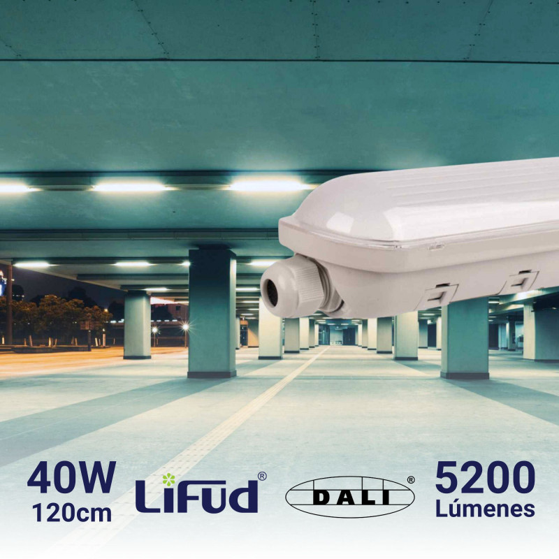 Linkable LED Tri-proof Light - DALI Dimmable - CCT - 120cm - 40W - LIFUD Driver - IP65
