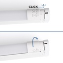 Kit LED light fitting + T8 LED tube - 9W - 60cm