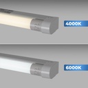 Kit LED light fitting + T8 LED tube - 9W - 60cm