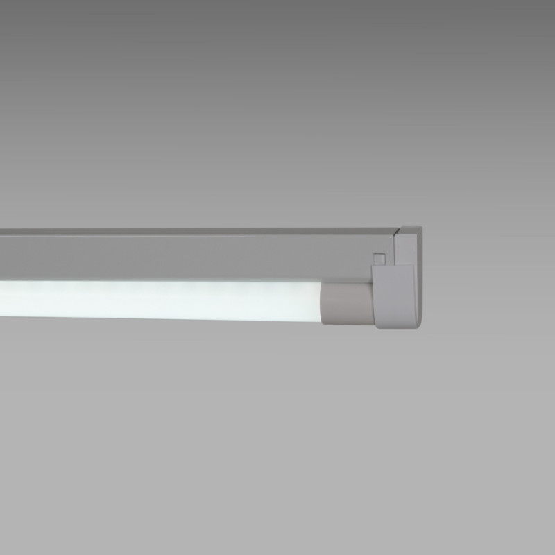 Kit LED light fitting + T8 LED tube - 18W - 120cm