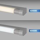 Kit LED light fitting + T8 LED tube - 18W - 120cm
