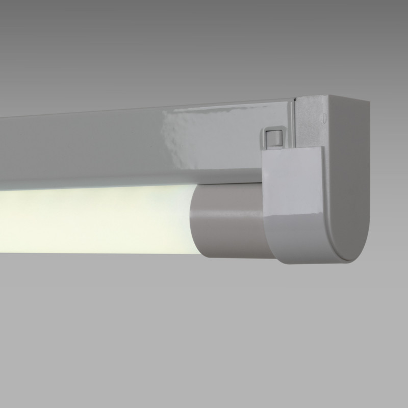 Kit LED light fitting + T8 LED tube - 18W - 120cm