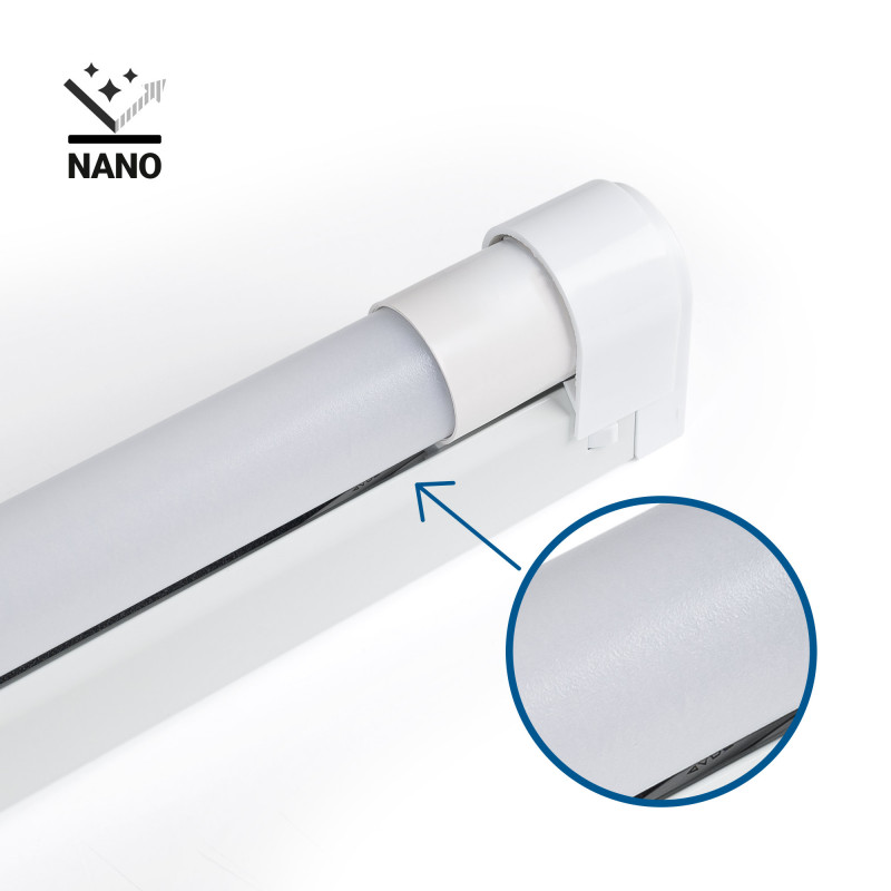 Kit LED light fitting + T8 LED tube - 24W - 150cm