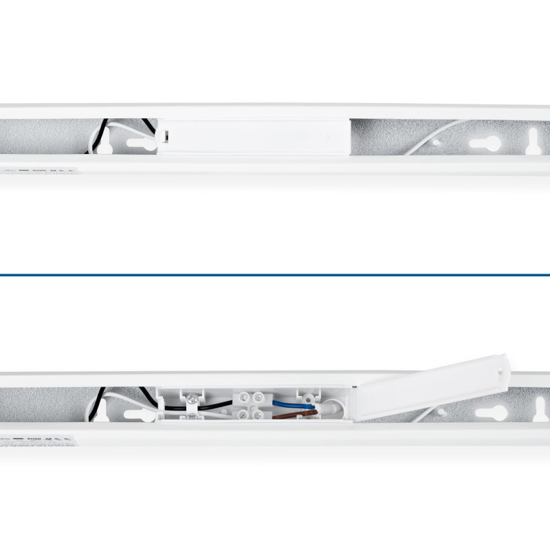 Kit LED light fitting + T8 LED tube - 24W - 150cm