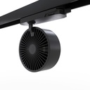 Round LED 3-phase track spotlight - 35W - ZOOM 15º- 45º - 4000K - CRI 90