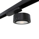 Round LED 3-phase track spotlight - 35W - ZOOM 15º- 45º - 4000K - CRI 90