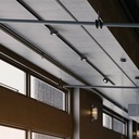 Round LED 3-phase track spotlight - 35W - ZOOM 15º- 45º - 4000K - CRI 90