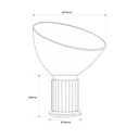 Designer table lamp "Eleganza Small" - E27