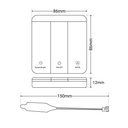 Monochrome IC LED Strip Controller 12-24V - With RF Remote - 23 Effects