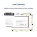 Monochrome IC LED Strip Controller 12-24V - With RF Remote - 23 Effects